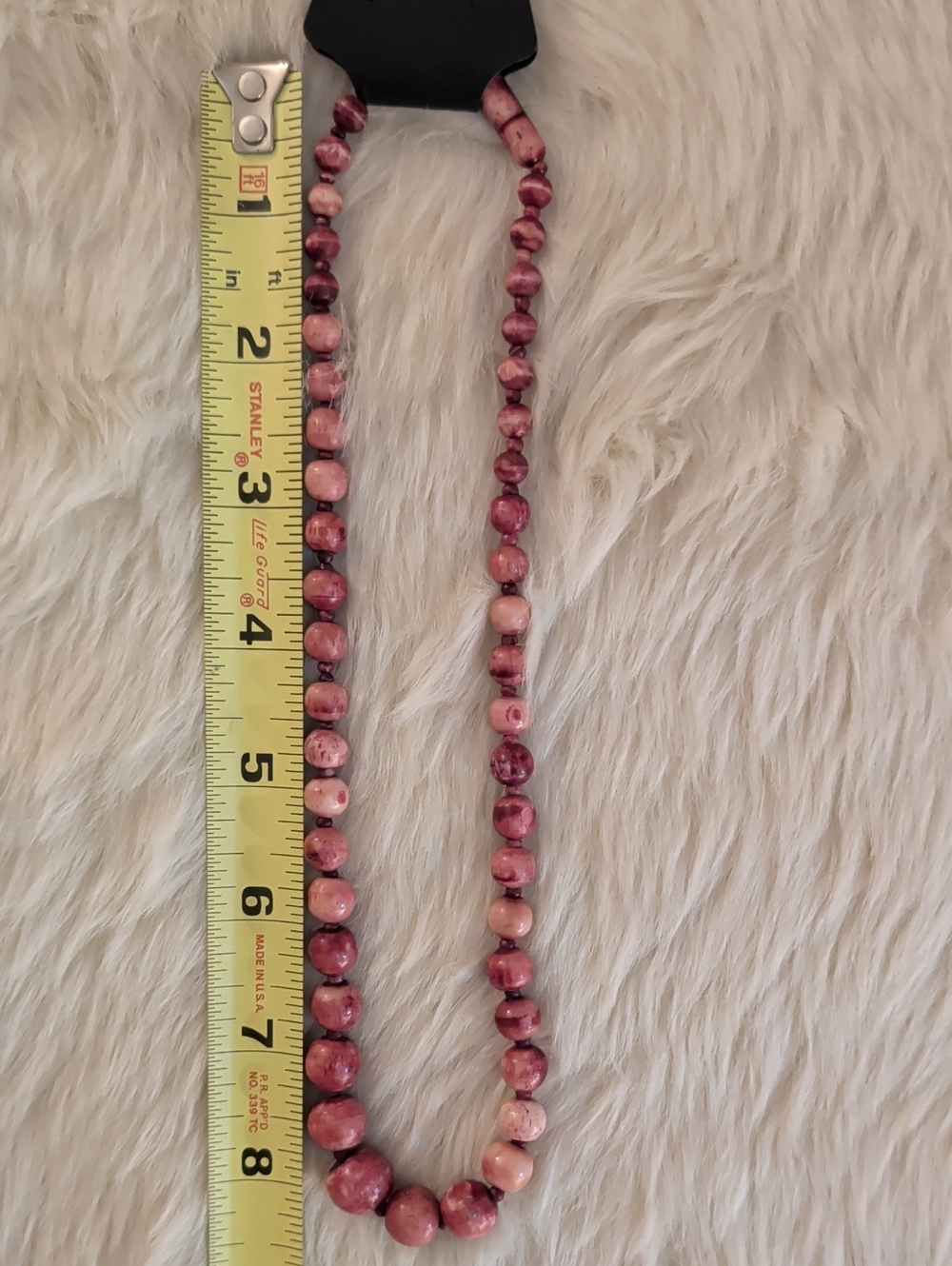 Pink Beaded Necklace - Women's Jewelry